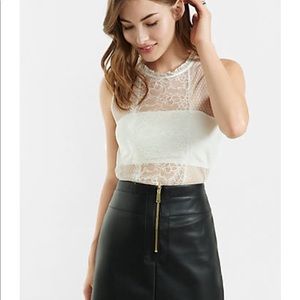 Express lace top